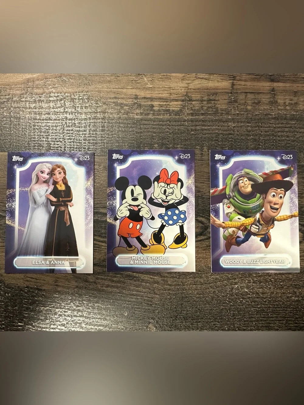 D23 Topps Trading Cards Exclusive Promo Three Card Set 2026